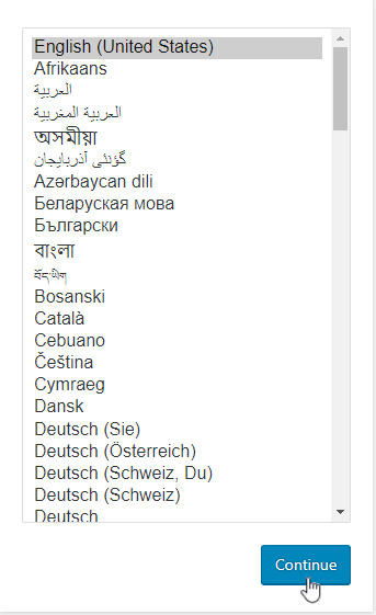 WordPress Select Language