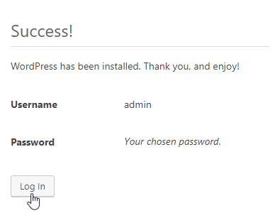 Sucess!
